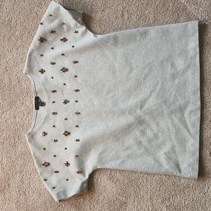 J. Crew beaded tee shirt